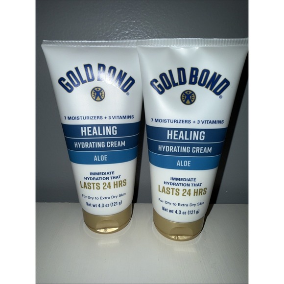 Gold Bond Other - 2 Gold Bond Healing/Hydrating Cream Aloe - Immediate Hydration 4.3 Oz. Dry Skin